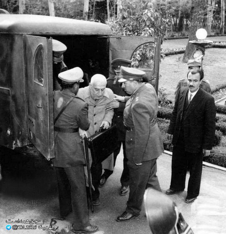 دکتر محمد مصدق  در حصر 