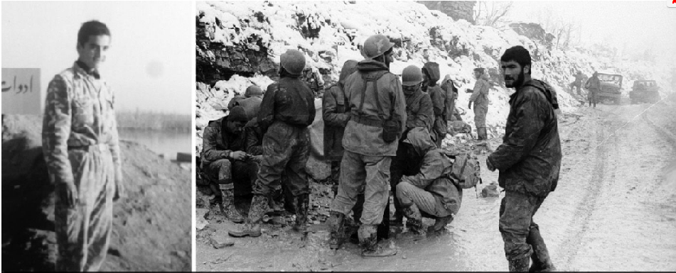  عکس منتشر شده توسط خبرگزاری حیات که نشانگر شرایط جوی آن موقع است