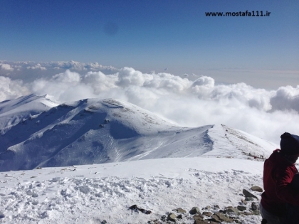 گزارش سیزدهمین حضور در قله توچال، صعودی نسبتا زمستانه