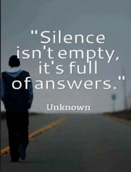 سکوت، بس بهتر از این همه غوغا، هیاهو و همهمه است