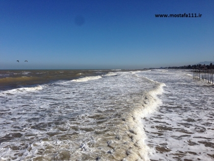 دریای شمال و جاده چالوس در میانه های زمستان 1397