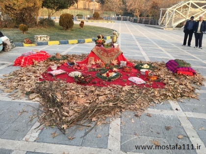 شب چله ، شادی، در اوج حضور سرمای استخوان سوز