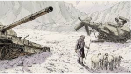 هم آواز با کاروان مویه کنان خون و آتش در این سوی آمودریا