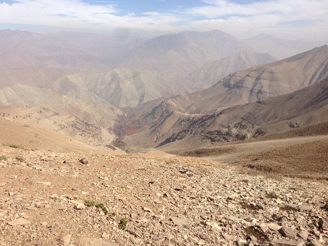 صعود به قله توچال از مسیر دره ایگل - نمایی از دره زیبای ایگل